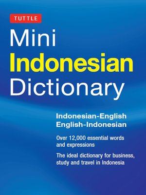cover image of Mini Indonesian Dictionary